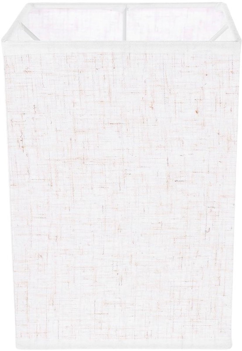 Vierkante lampenkap vervangende lampenkappen van linnen lampenkap voor tafel kroonluchter plafondlamp - Beige