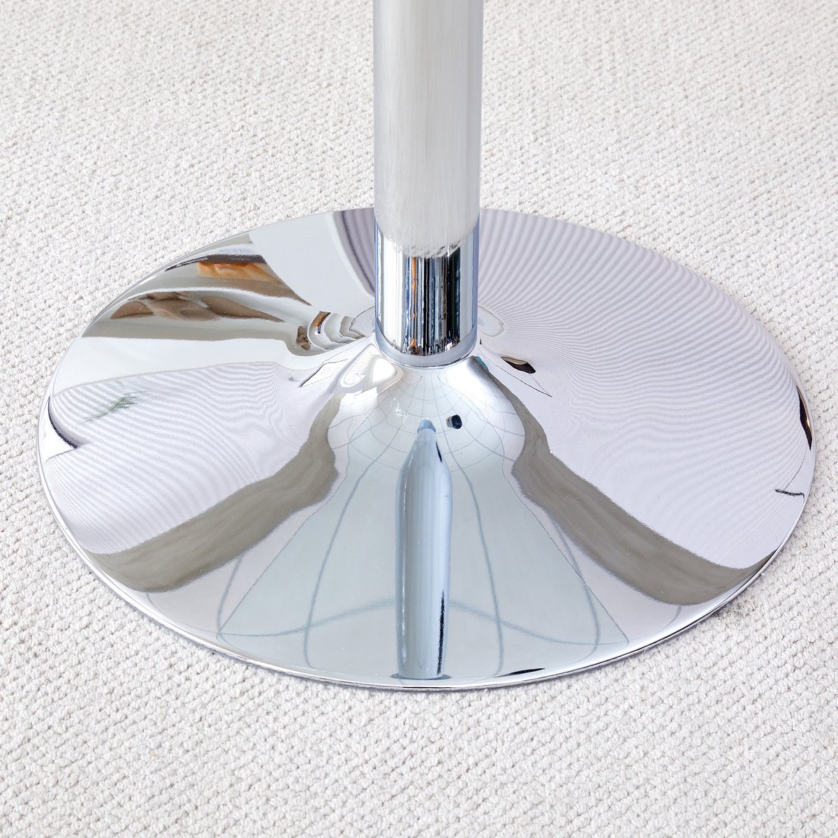 YYchan bartafelset - transparant - tafel diameter 89 x 92 cm - krukken 82-104 cm