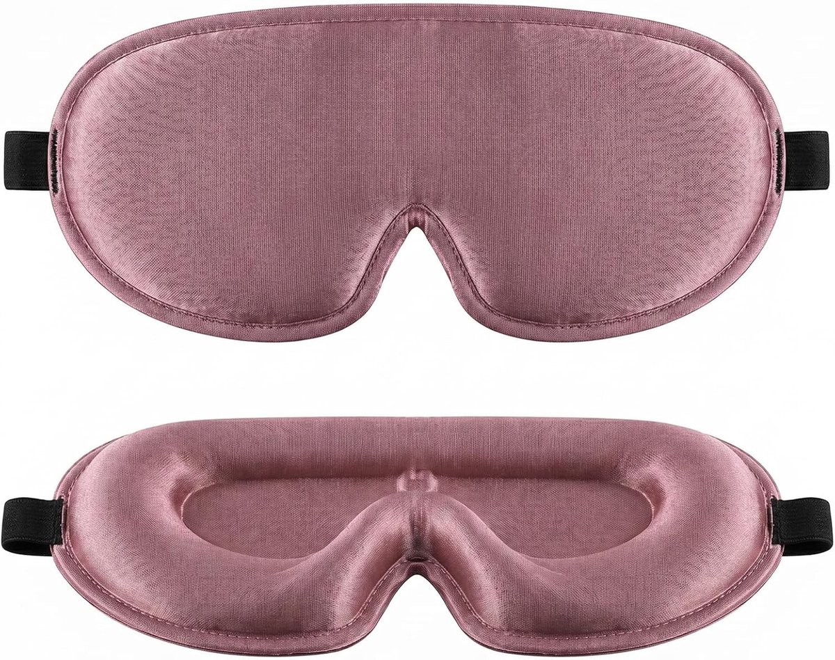 3D slaapmasker voor zijslapers, verstelbaar en ademend oogmasker voor optimale rust en comfort tijdens het reizen