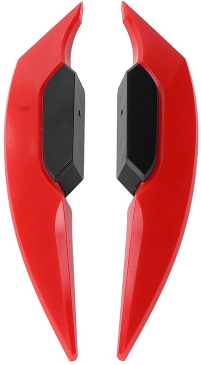 Aerodynamische Motorfiets Winglets, 1 Paar Decoratieve Universele Motorfiets Behuizing Vleugels Aerodynamische Vleugelset, Zijspoiler voor Motorfiets, Elektrische Fietsen, ATV Modificatie
