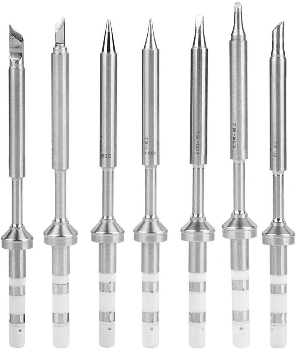 Upgrade Soldering Iron Tip voor TS100 - 70W Vervangende Punt met Keramische Verhitting, Geschikt voor Digitale LCD Soldeerbout en Precisiewerk