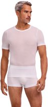 FALKE Ultralight Cool sneldrogend functioneel materiaal functioneel shirt met korte mouwen heren wit - maat XL