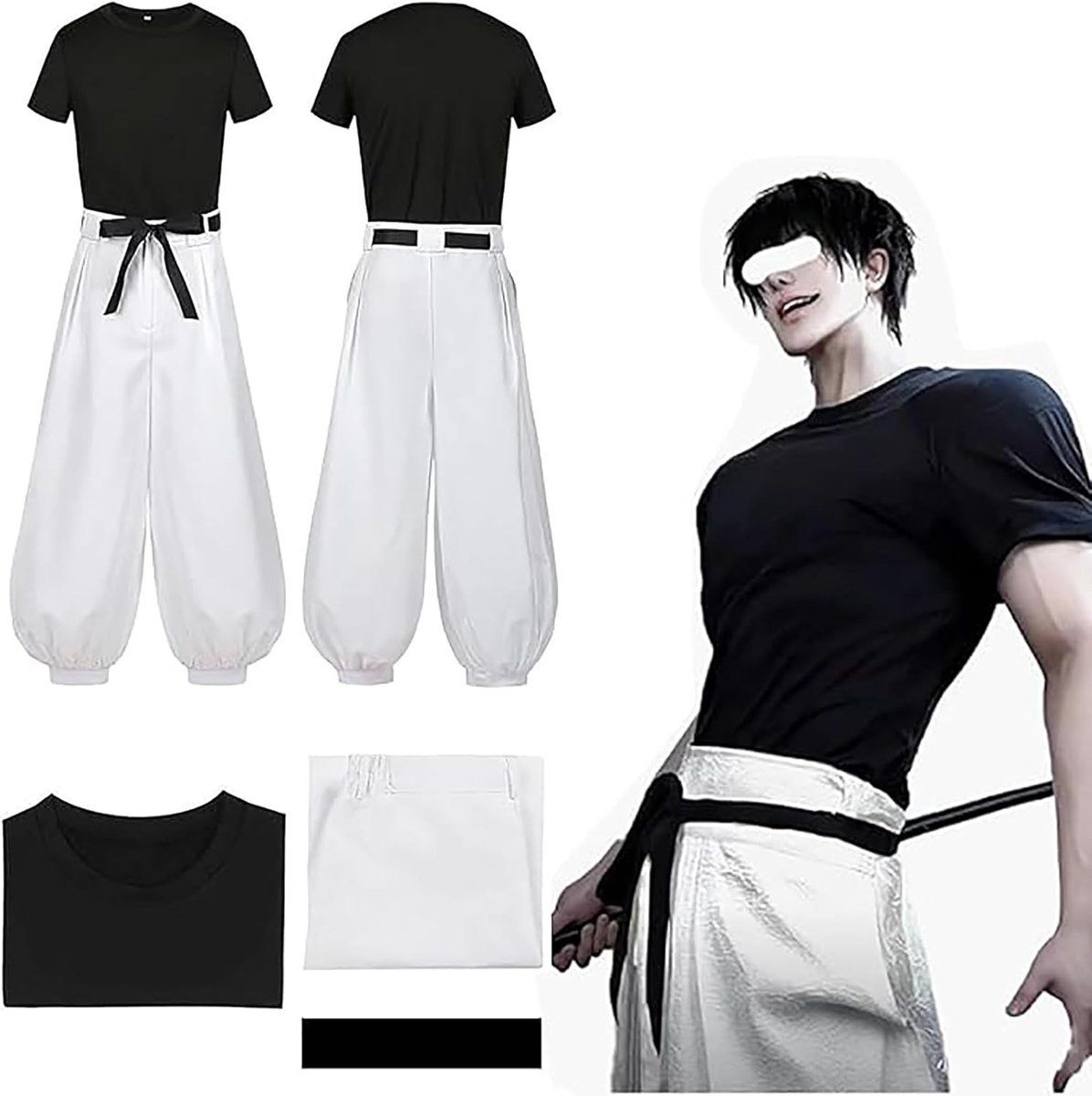 Anime Cosplay Kostuum voor Satoru Gojo, Toji Fushiguro en meer, Perfect voor Conventies en Feestjes