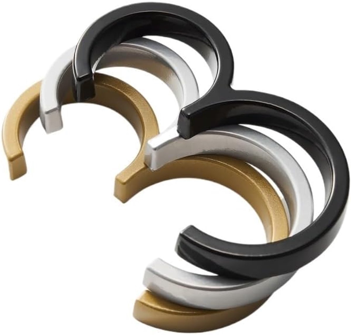 Metalen huisnummers - Adres cijfers - Voordeur decoratie - Zwevend effect - 125mm hoog - G