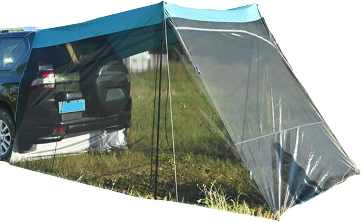 Auto Tent - Luifel Tent - Outdoor Avontuur - UV Bescherming - 350 x 210 cm - Zilver
