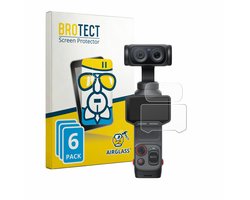 Screenprotector 6 Stuks voor Insta360 Luna Ultra (Display + Lens) Beschermglas transparant