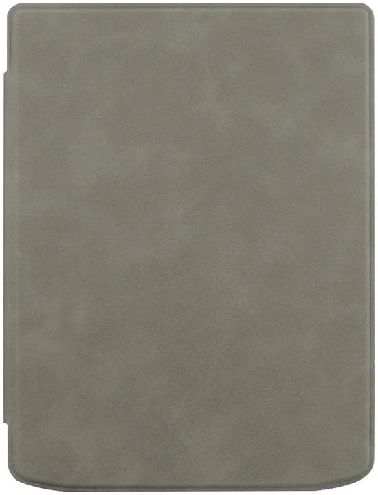 E-Reader Hoes Geschikt voor PocketBook InkPad 4 - Book Case met Sleep/Wake Functie - Kunstlederen Beschermhoes - Grijs van omoton — afbeelding 2