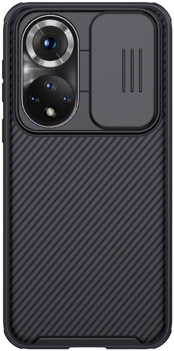 Nillkin CamShield Hoesje voor de Honor 50 - Back Cover met Camera Slider Zwart