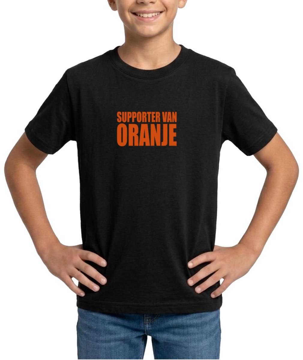 Nederland Voetbal Shirt Supporter Van Oranje T-Shirt Tiener