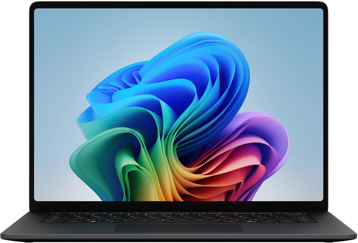 Microsoft Surface Laptop - 15 inch - Snapdragon® X2 Elite (12 Core) - 16 GB RAM - 512 GB SSD - Black - 8e Editie - Qwerty