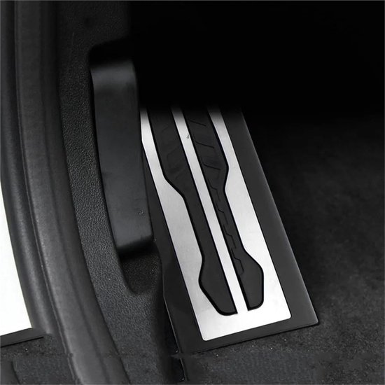 Pedaalhoezen Auto - Gasremvoetsteun Accessoires - Veiliger Rijden - Antislip Oppervlak - 3 Stuks Set - Metaal — afbeelding 3
