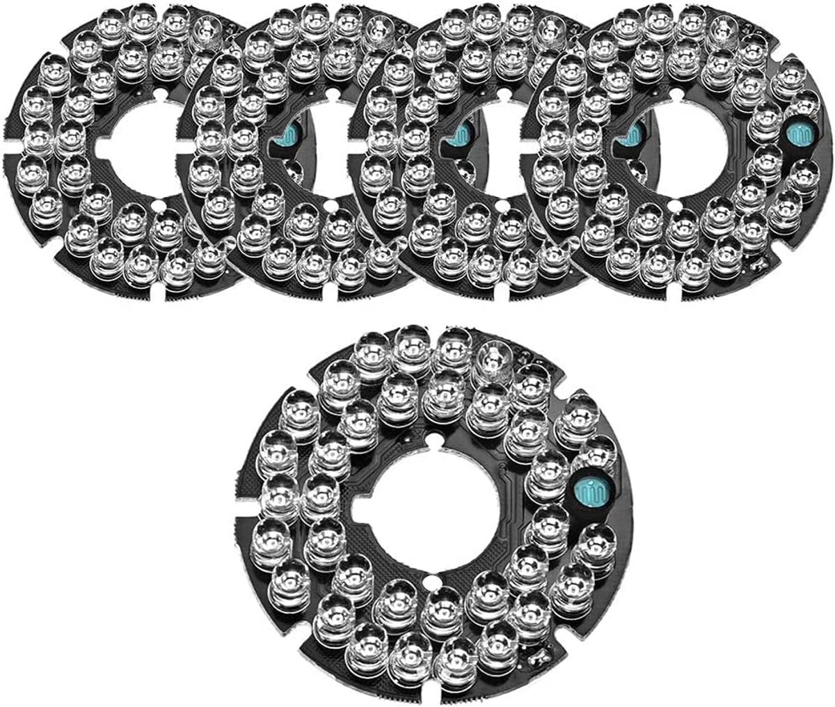 IR Infrarood Bord - Nachtzicht Camera Verlichting - Beveiliging Verbeteren - 36 LEDs 850nm - 53 mm Buitendiameter - Niet gespecificeerd