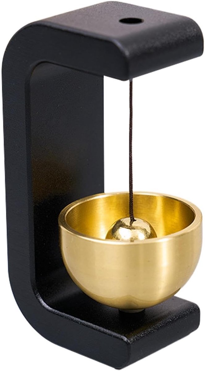 Deur Windgong - Deur Alert - Bezoekers Melder - Magnetisch Ontwerp - 8.4 cm - Zwart