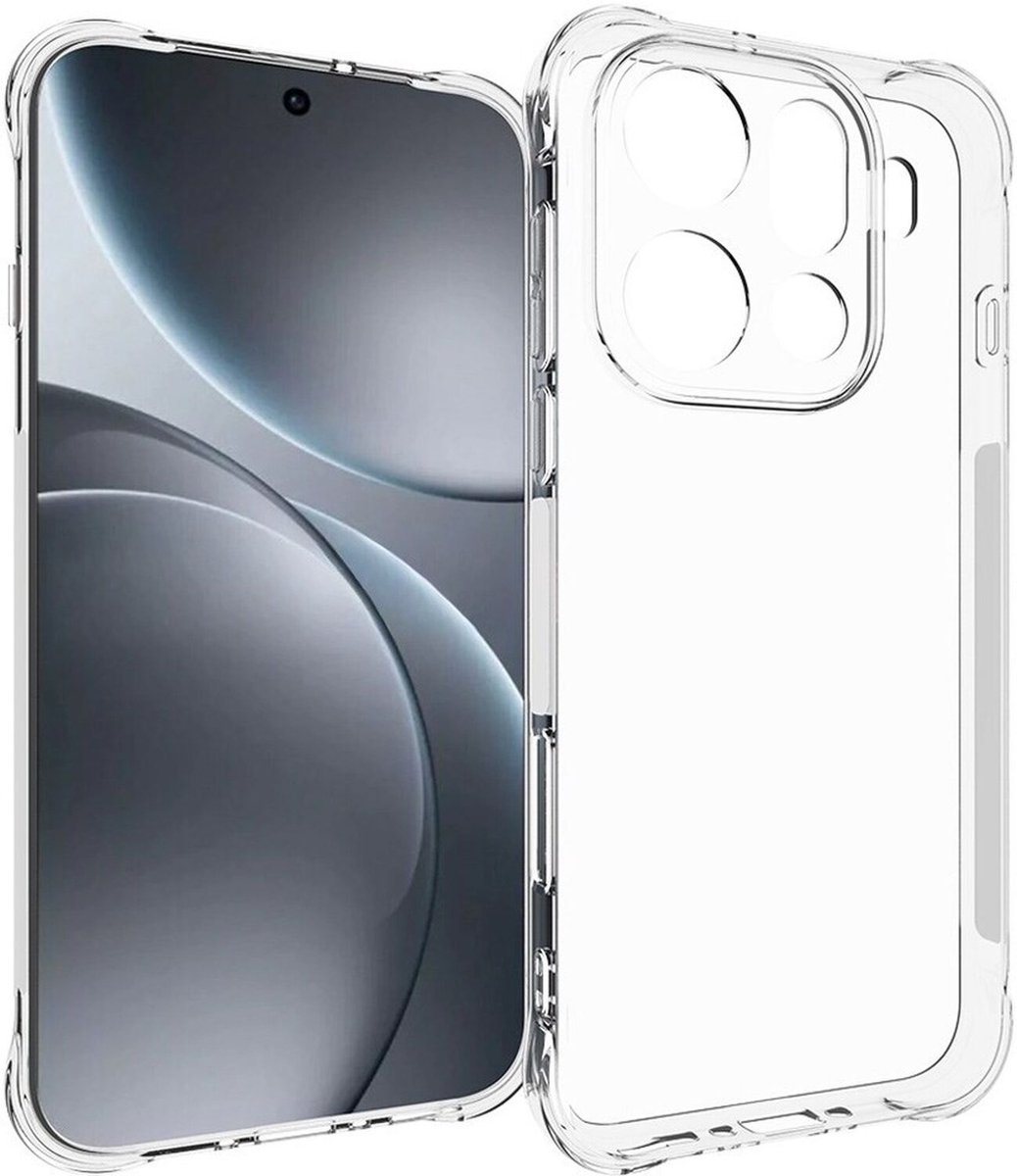 Transparant Hoesje Geschikt voor Oppo Find X9 Pro | Schokbestendig TPU | Back Cover | Dun | Flexibel | Shockproof | Doorzichtig