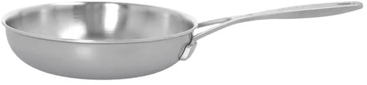 Bol.com Demeyere Industry 5 Koekenpan - 24cm - 5-laags RVS - Silvinox - Inductie aanbieding