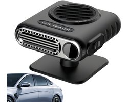 Draagbare Autoverwarming - Ruiten Ontdooier - Veilig Rijden Winter - Snelle Opwarming - 14.8 x 9.9 cm - Zwart