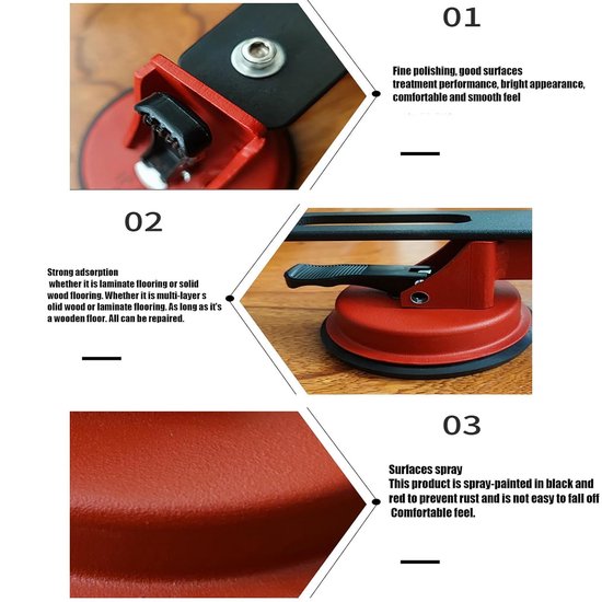 Vloer Kier Reparatie - Kier Herstel Tool - Vloer Dichten - Krasvrij Herstel - 34x11x10 cm - A — afbeelding 3