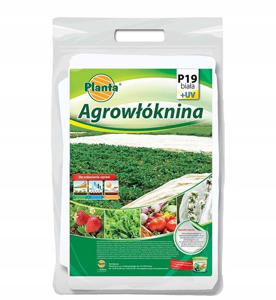 Planta P19 Serie - Beschermende Fleece - 2,10x5m - Wit - UV-Stabilisatie