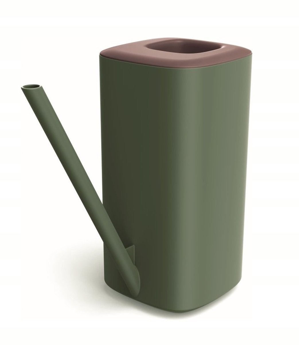 Prosperplast Tubi - Universele Gieter - 1,6L - Groen met Bruin - Ergonomische Handgreep