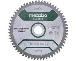 Metabo 628066000 Lame de scie circulaire 216 mm 1 pc(s)