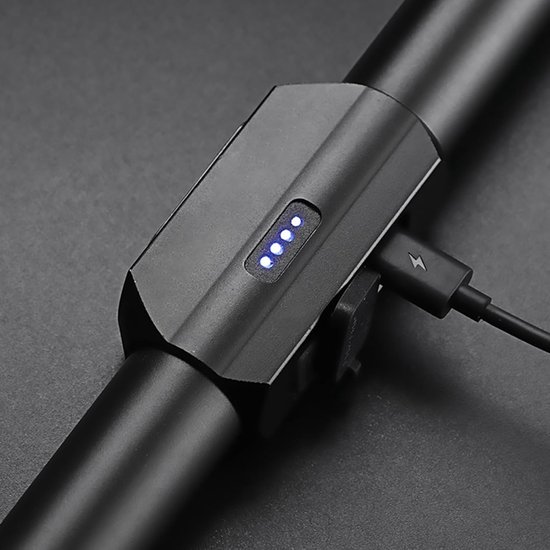 Stuurverlenging Fiets - Fiets Accessoire Stuurhouder - Veilig Fietsen - Geïntegreerde LED Verlichting - 23.2x10.5 cm - Zwart — afbeelding 5