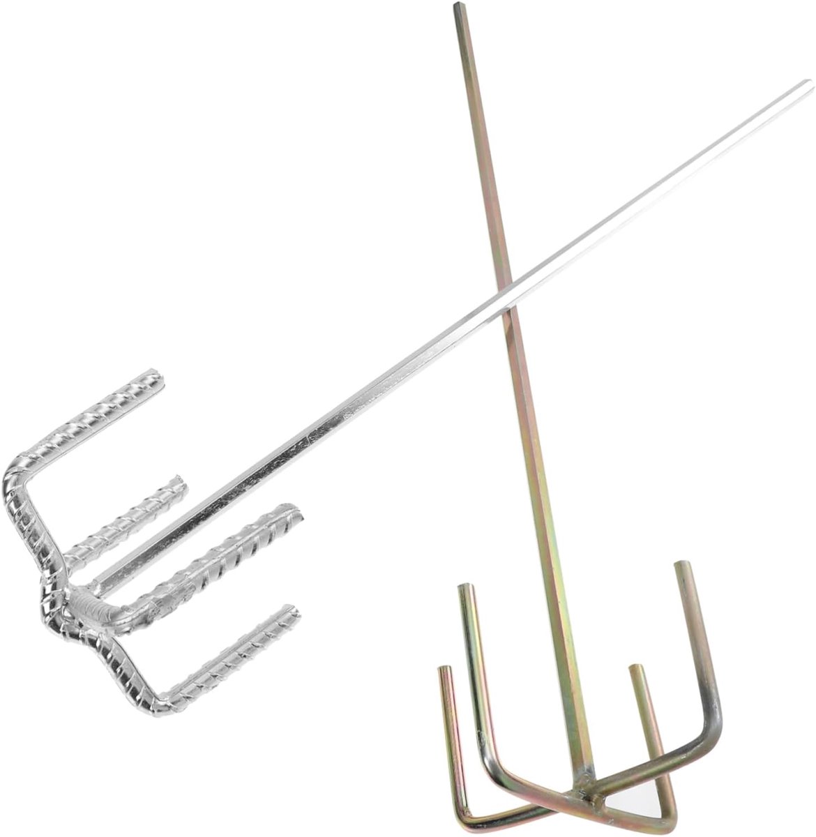 Boor Roerstaven - Mengstaven Set - Verf Cement Mengen - Zeskantige Mixer - 50x12cm - Diverse Kleuren