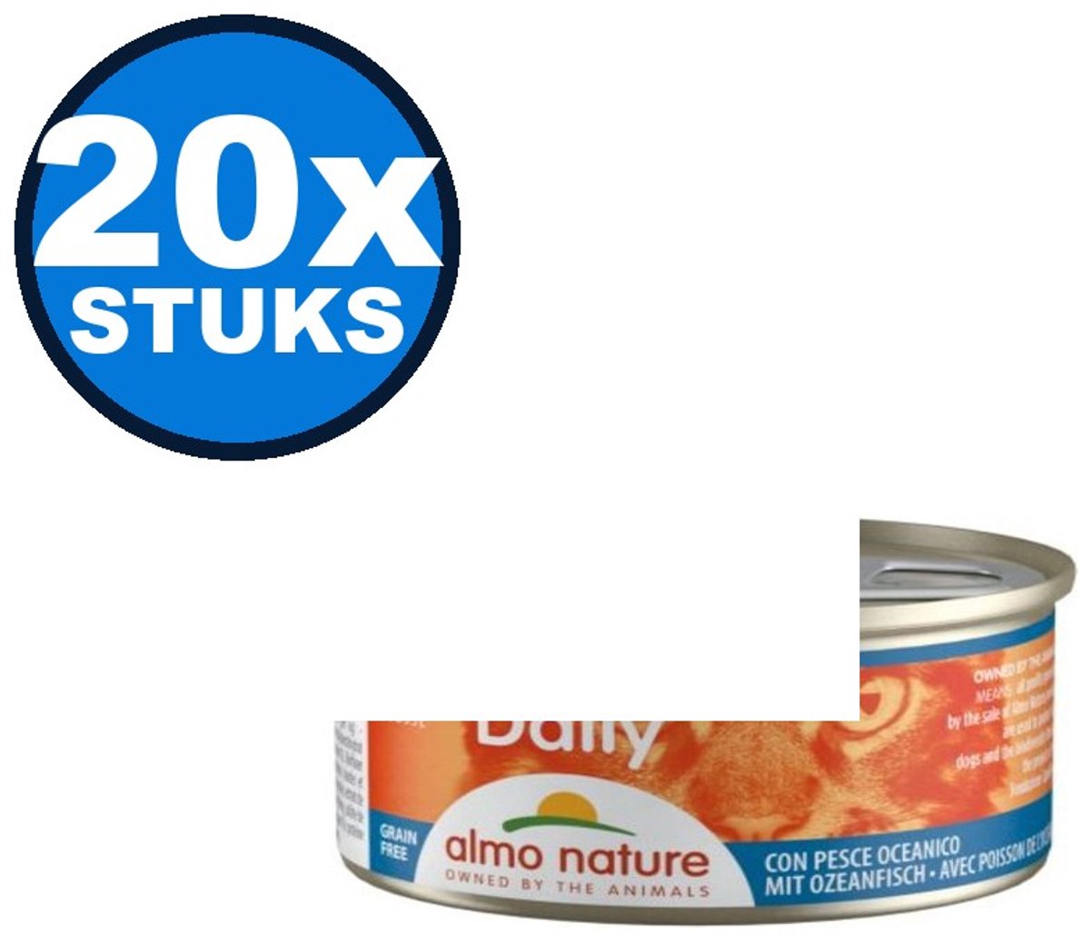 Almo Nature Almo Nature Daily Mousse - Oceaanvis - Kattenvoer Natvoer - 85g