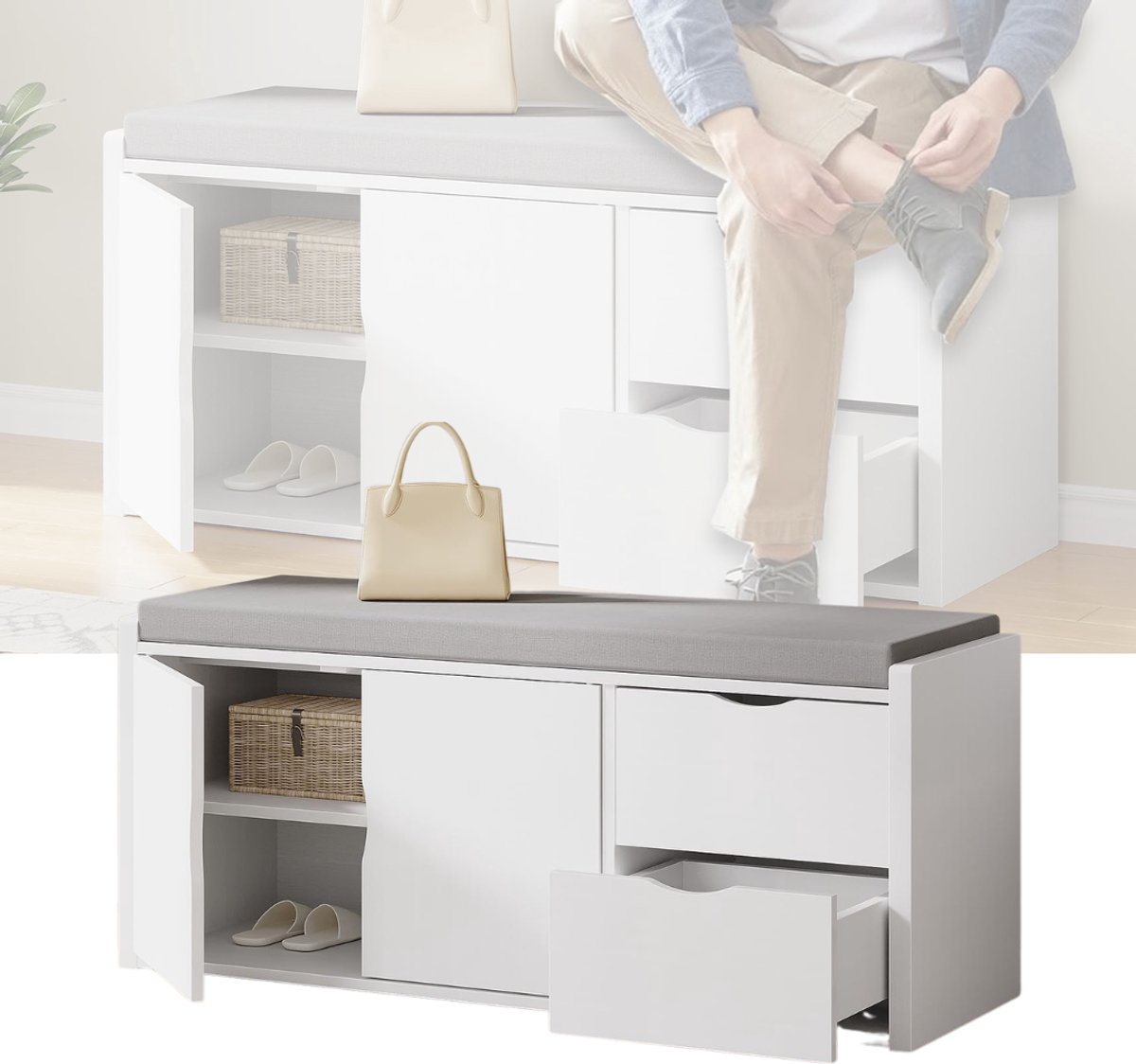 CRLYN® Halbank - Schoenenbank - Halbankje