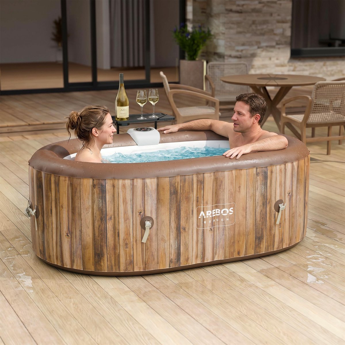 AREBOS Bubbelbad Voor 2 personen (EAN: ...6324) - afbeelding 2