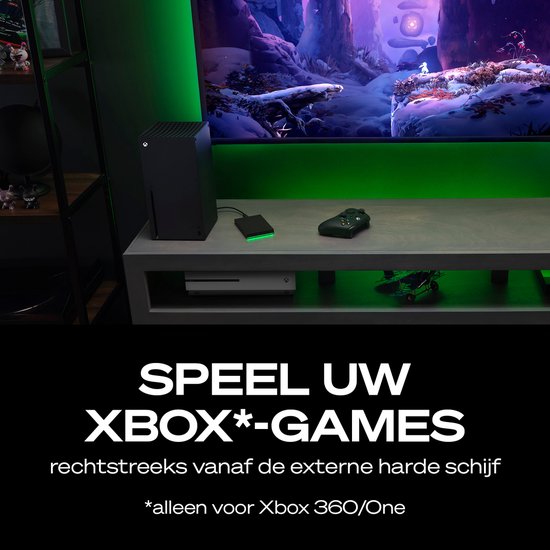 Seagate Game Drive voor Xbox Series X|S en Xbox One - Externe harde schijf - USB 3.0 - HDD - 2TB — afbeelding 3