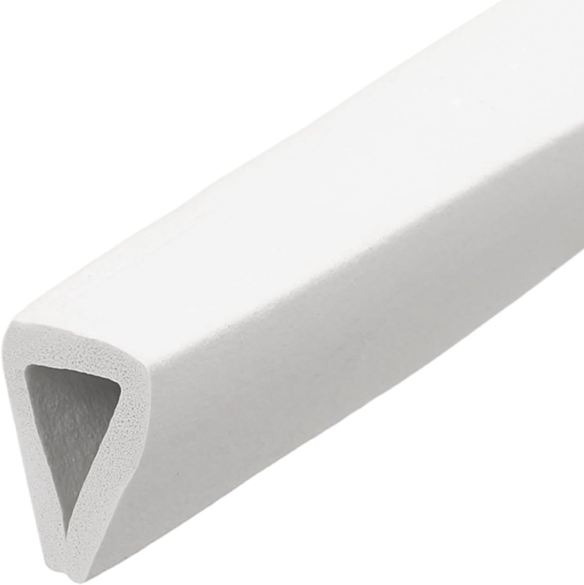 Rubberen randafwerking - U-kanaal profiel - Randbescherming aanbrengen - Flexibel EPDM rubber - 66 ft lengte - Wit