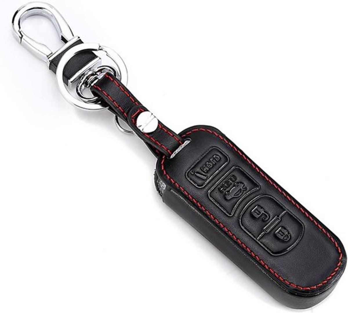 Inovra Plus - Mazda - Leren hoesje voor autosleutel - 4 knoppen