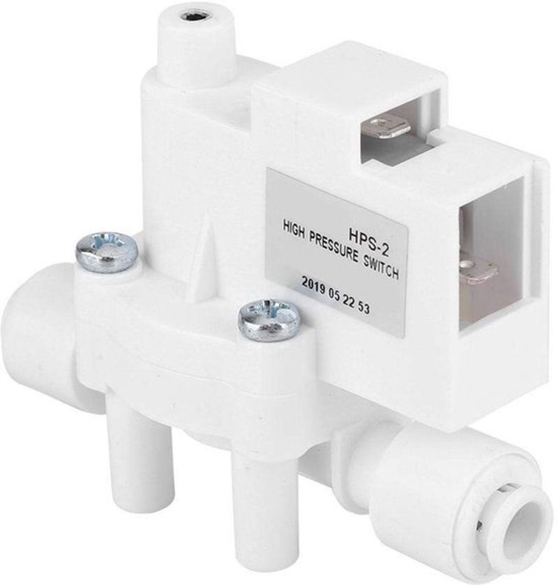 Dailygoody - Hogedrukschakelaar - 1/4 inch - Betrouwbaar voor waterpompen - Wit