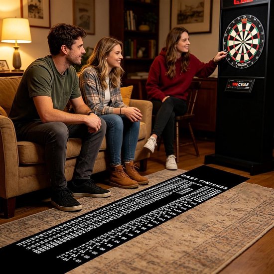 Dart vloermat - Werplijntapijt Dartmat - Dartspel verbeteren - Antislip onderkant - 300 x 34 cm - Niet gespecificeerd van Dart — afbeelding 5