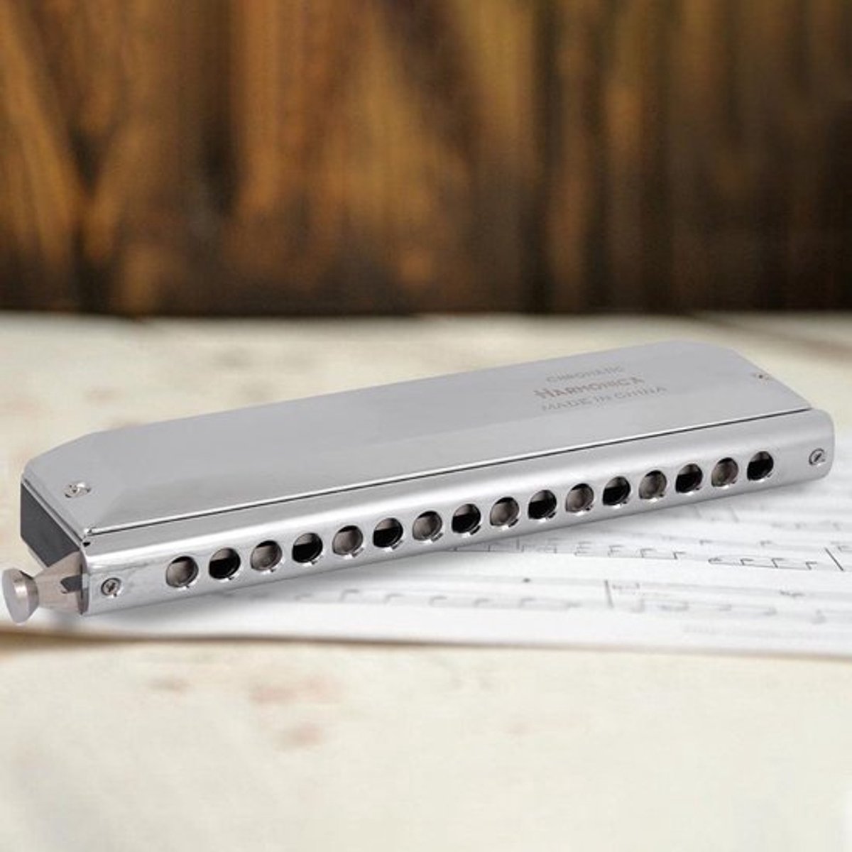 Golden crown - Professionele harmonica - 16 gaten - Duurzaam en mooi - Geschikt