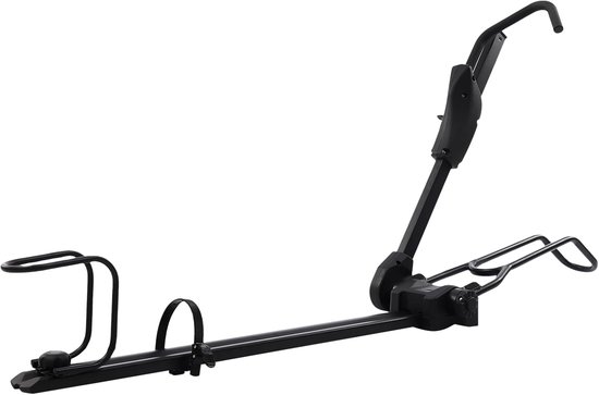 Dakfietsendrager - Fietsdakdrager - Fiets Vervoeren - Verstelbare Lengte - 75-98 cm - Zilver