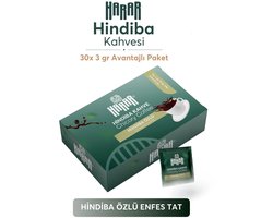 HARAR Hindiba Koffie - Oploskoffie met Cichorei - 30 Sachets x 3 g