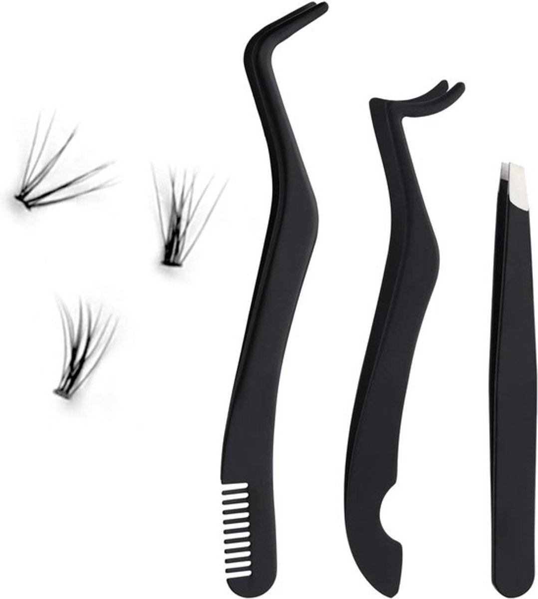 Wimperapplicator set - Allecto Plus - 3 stukken