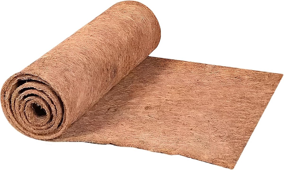 Kokos Voering Potten - Plantenmand Vulling - Planten Verzorgen - Ademend Natuurlijk Materiaal - 50 x 100 cm - Bruin