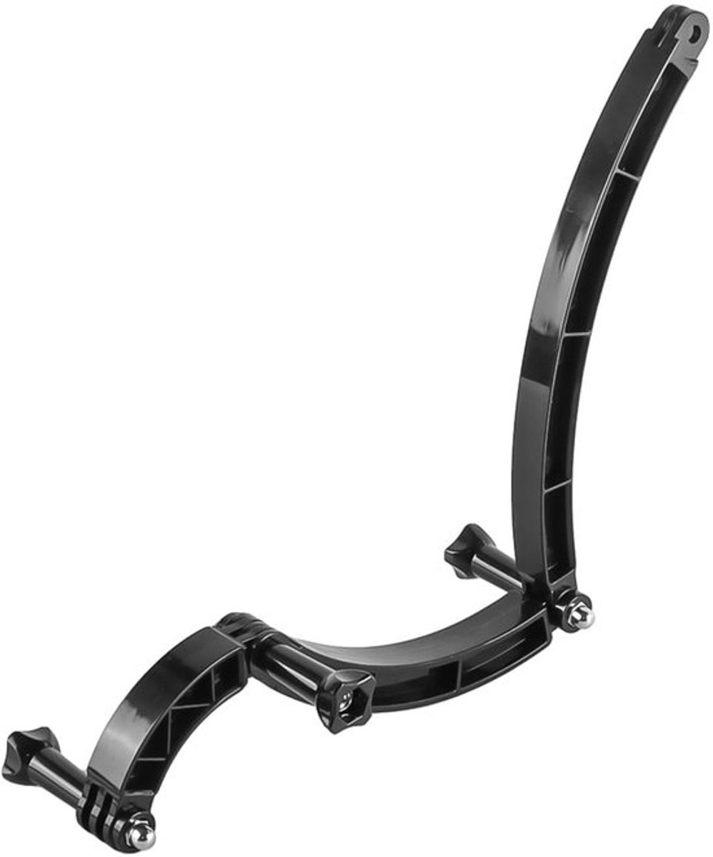 Helmboogverlengarm met montagekit voor actiecameras 3-in-1