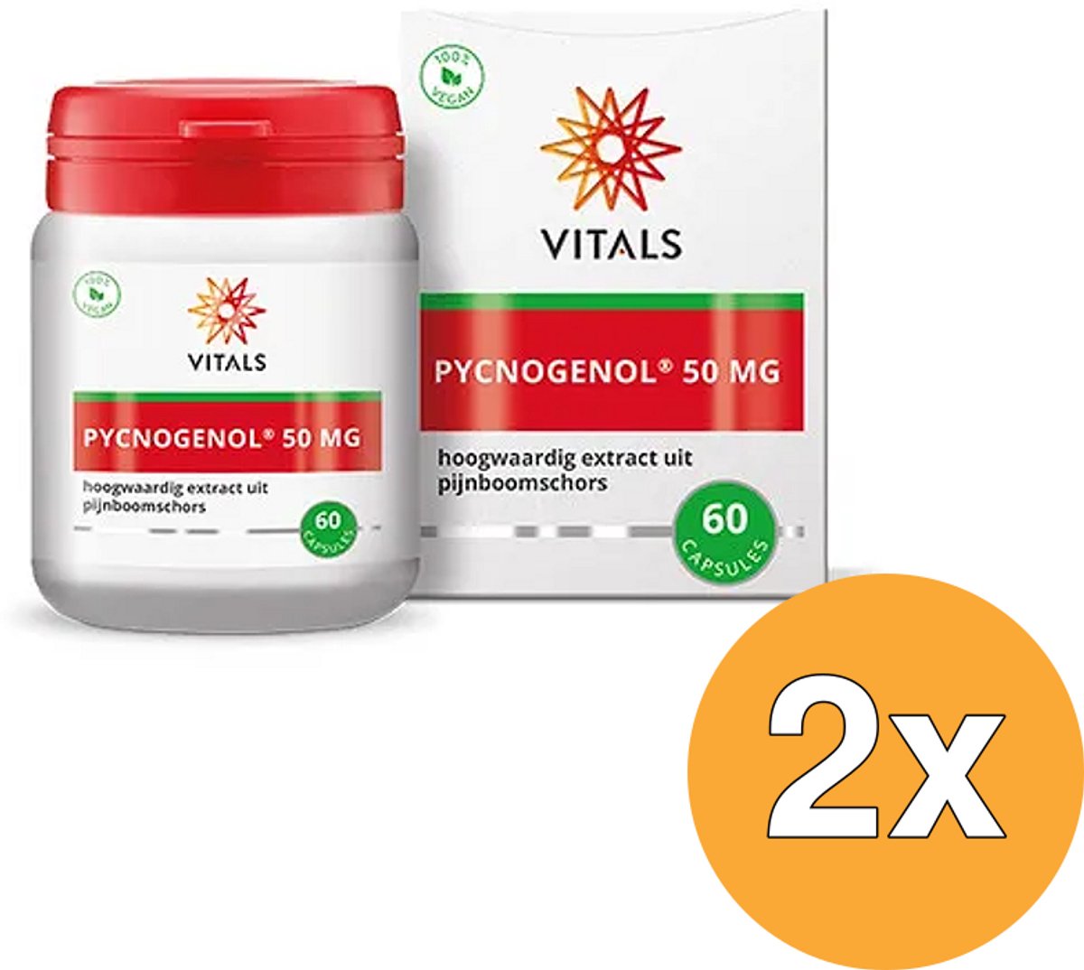 2x Vitals Pycnogenol (60 capsules)