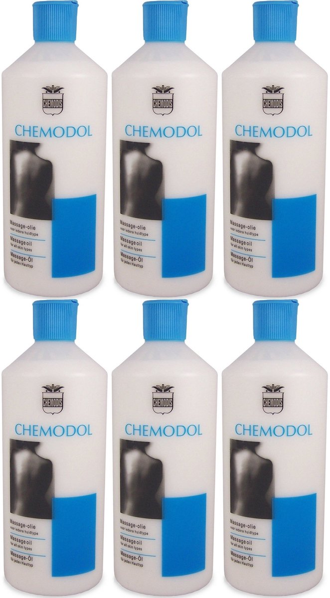 Chemodol 500ml massageolie - 6 STUKS