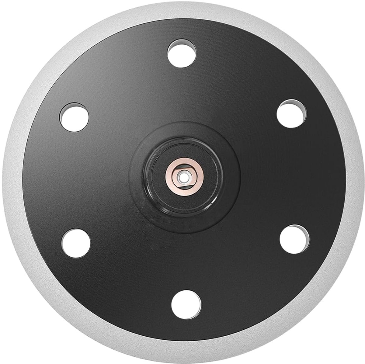 Schuurschijven 6 gaten - Schuurpad PU - Glad afwerken - Zacht en flexibel - 225 mm - Wit