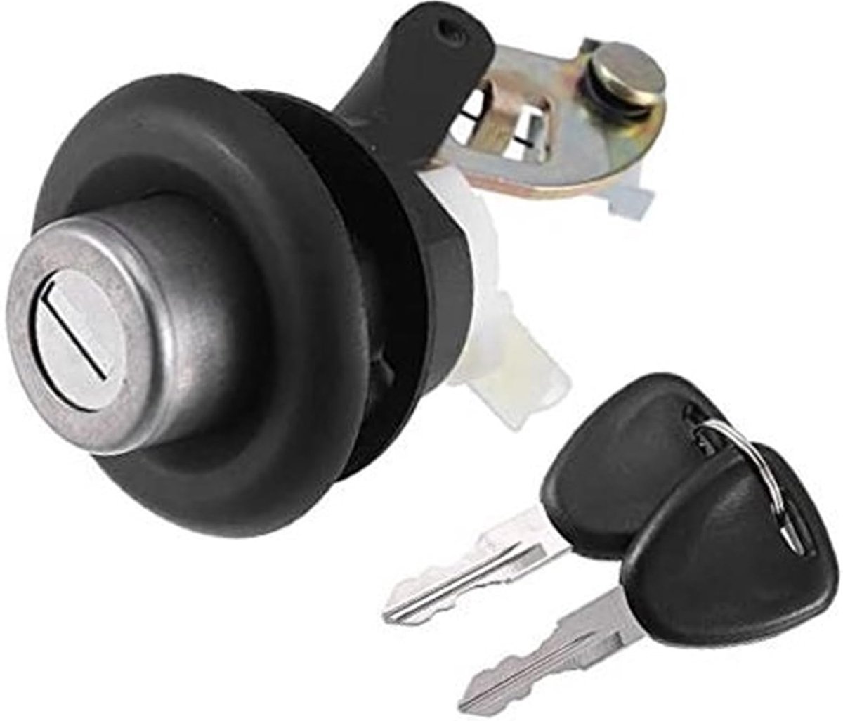 Contactslot Cilinder - Startslot Set - Motor Starten - Compleet Met Sleutels - 47x81cm - Zwart Zilverkleurig