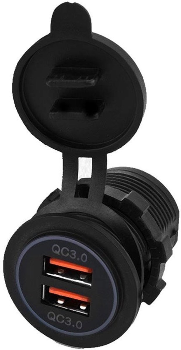 Dual USB-oplader By Shayne - Quick Charge