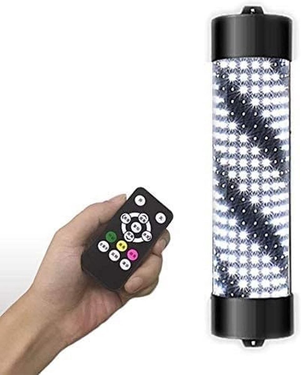 LED Wandlamp - Draaibare Lamp - Kapsalon Verlichting - Waterdicht Ontwerp - 65 x 15 cm - Wit Blauw