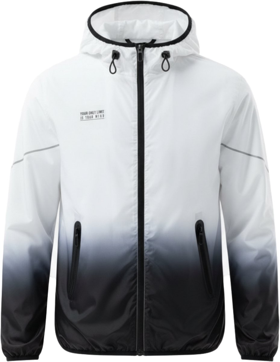 OMBRE Jas - polyester - rits Zwart M