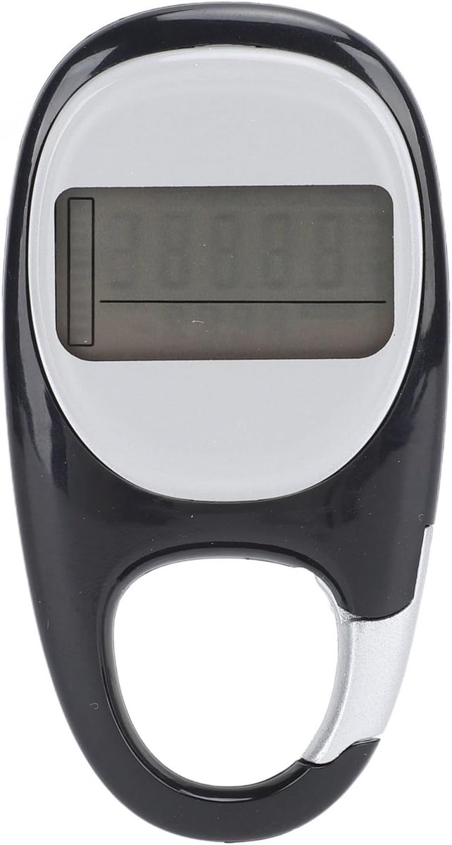Stappenteller - Activiteitentracker - Wandelen en Sport - 3D Sensor Technologie - 7 Dagen Geheugen - Zwart