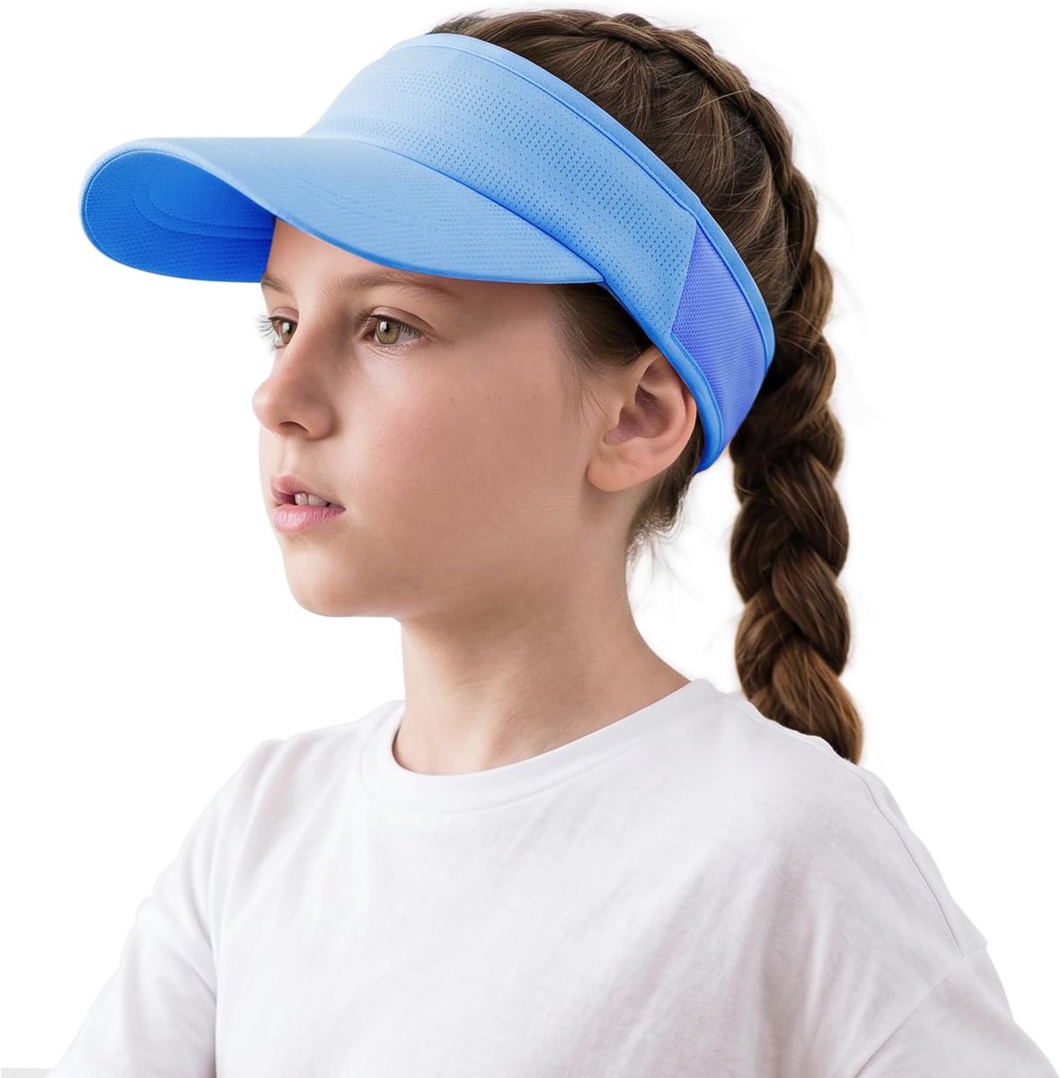 Kinder Zonnehoed - Kinderpet Zonnevizier - Bescherming Tegen Zon - Ademend Mesh Design - 46-54 cm Hoofdomtrek - Niet gespecificeerd