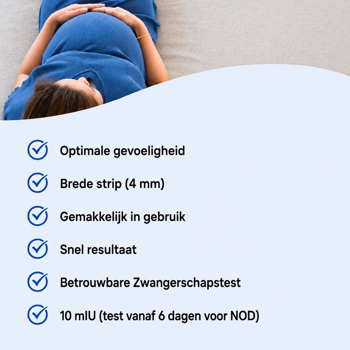 Telano Zwangerschapstest Extra Vroeg 24 stuks Dipstick - Zwangerschapstesten 6 Dagen Eerder - Extra Gevoelige Strip van 4 mm – foto 3